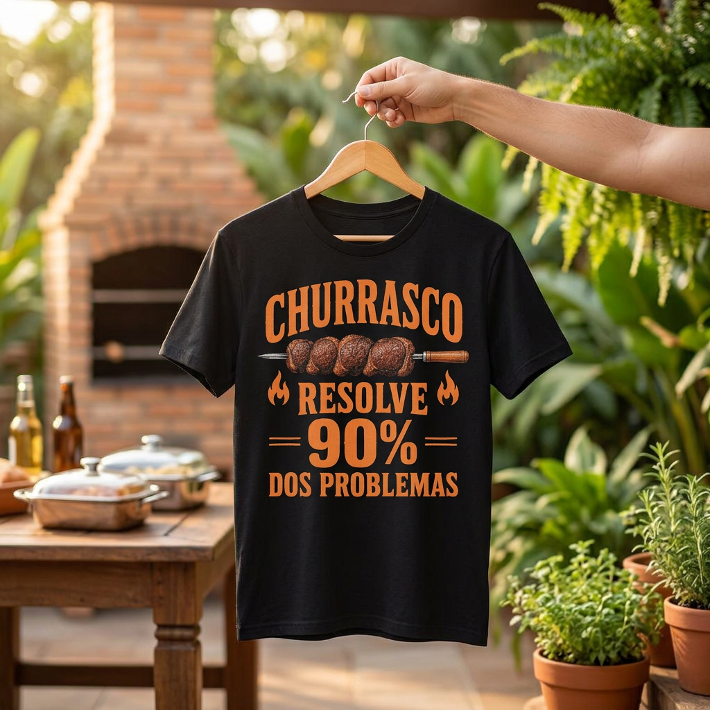 Camiseta Churrasco Resolve