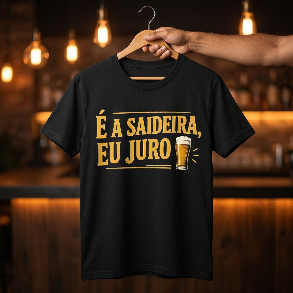 Camiseta É a Saideira
